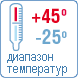 Рабочий диапазон температур Рабочий диапазон температур